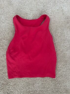 lululemon athletica Hot Pink High-Neck Tank